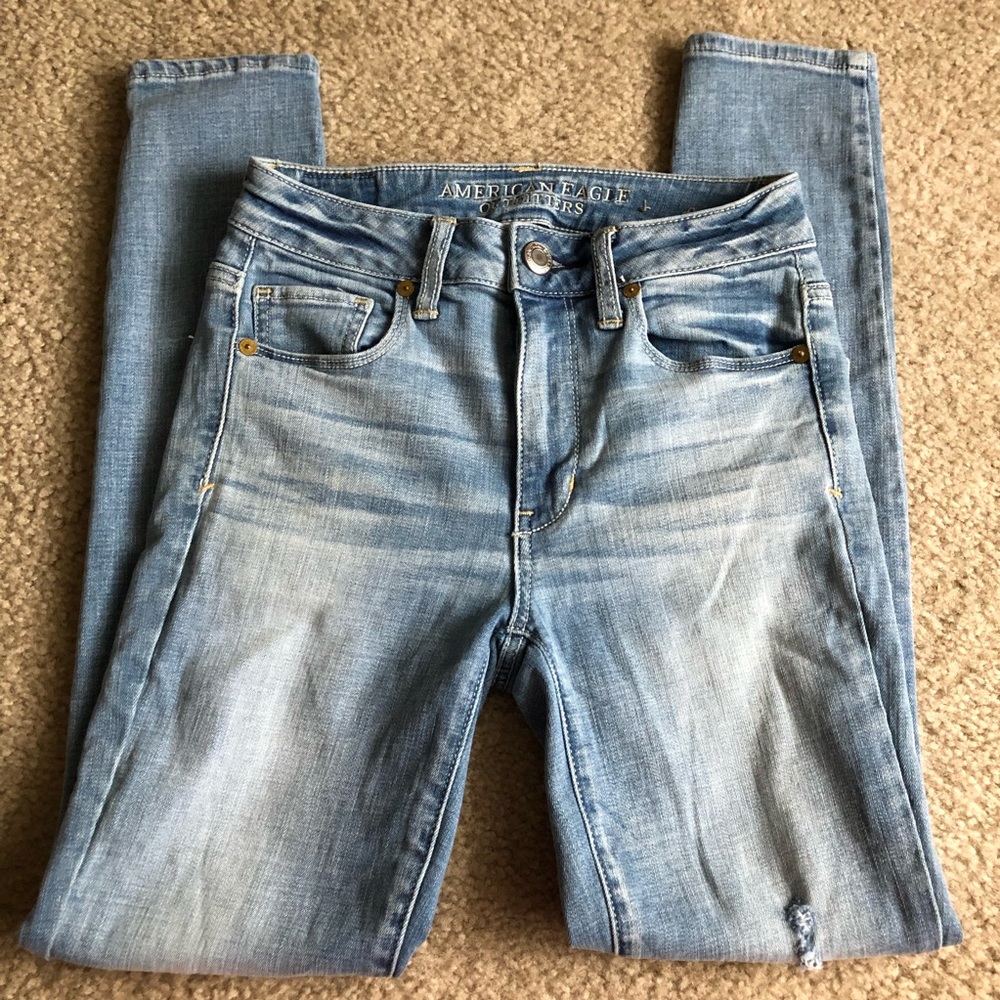 American Eagle Hi-Rise Skinny Jeans